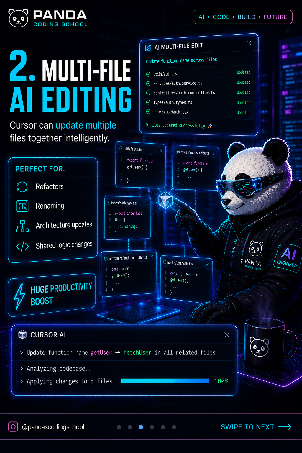 Multi-file AI editing