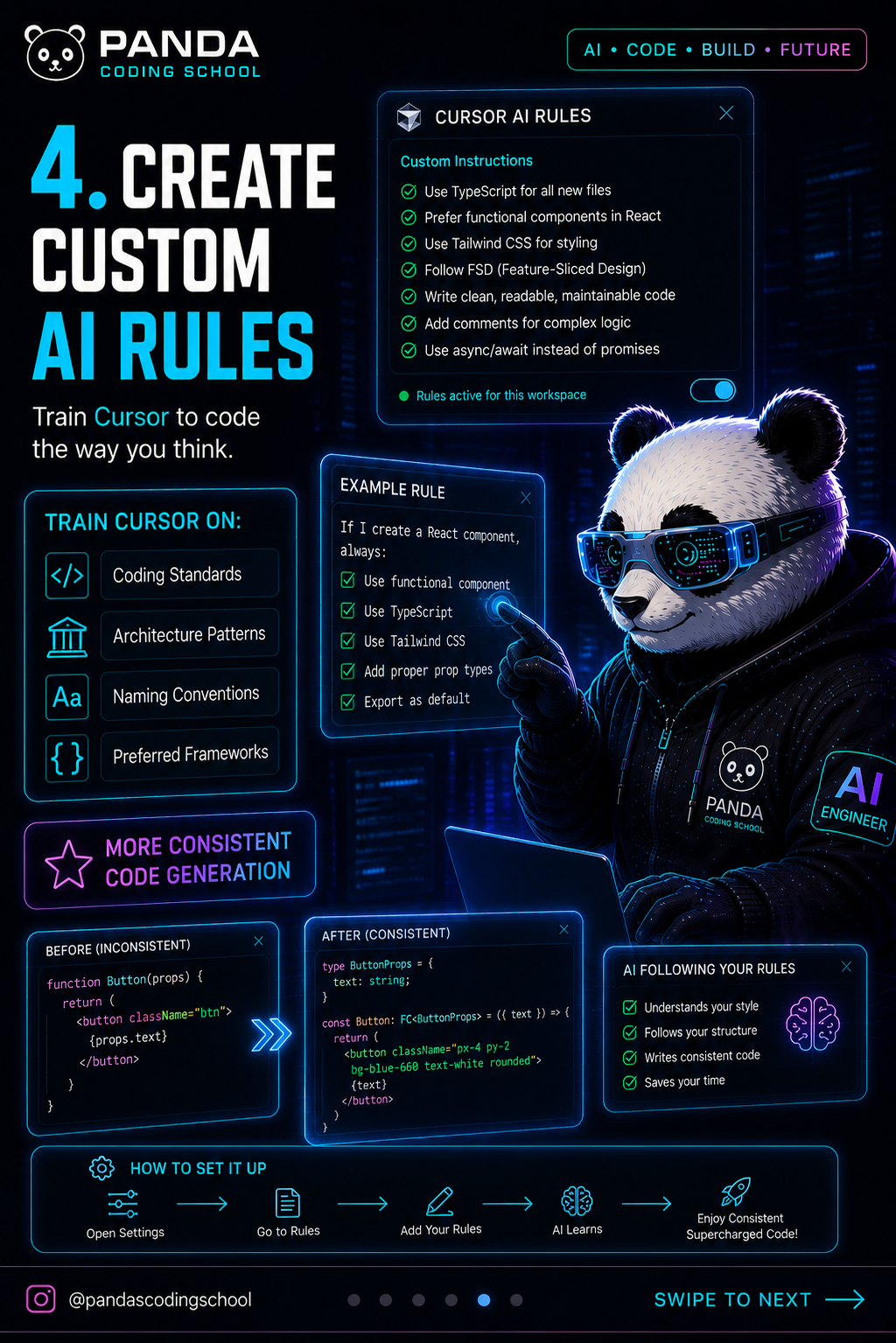 Create custom AI rules